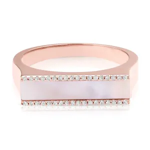 14kt Gold 1/10 ct tw Ring F VS Diamonds