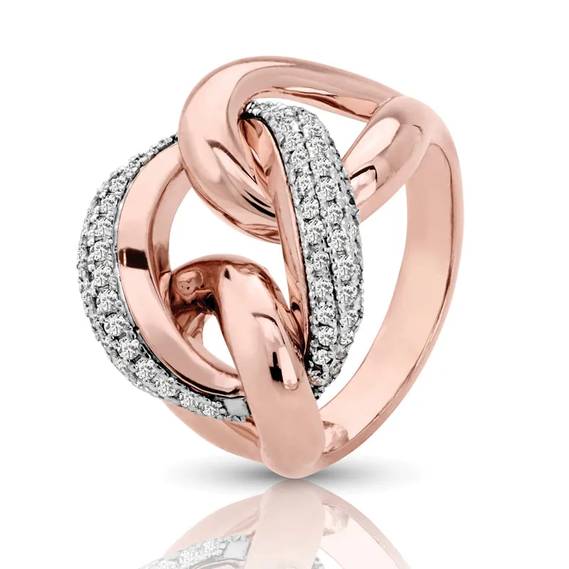 14kt Gold 1/20 ct tw Ring F VS Diamonds