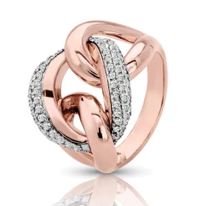 14kt Gold 1/20 ct tw Ring F VS Diamonds