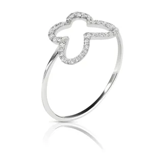 14kt Gold 1/6 ct tw Ring F VS Diamonds