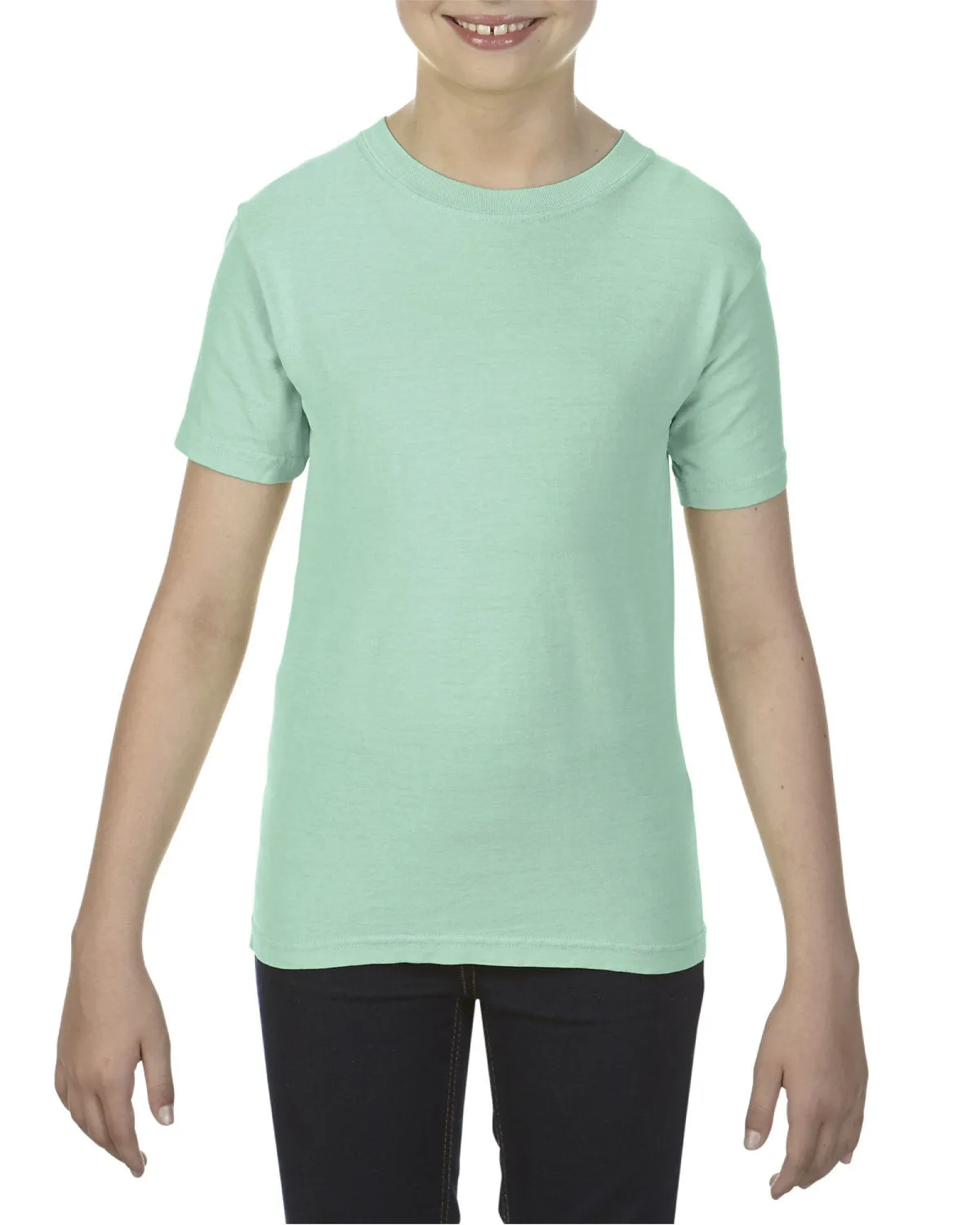 1717- Comfort Color-CUSTOM PUFF Youth Midweight T-Shirt