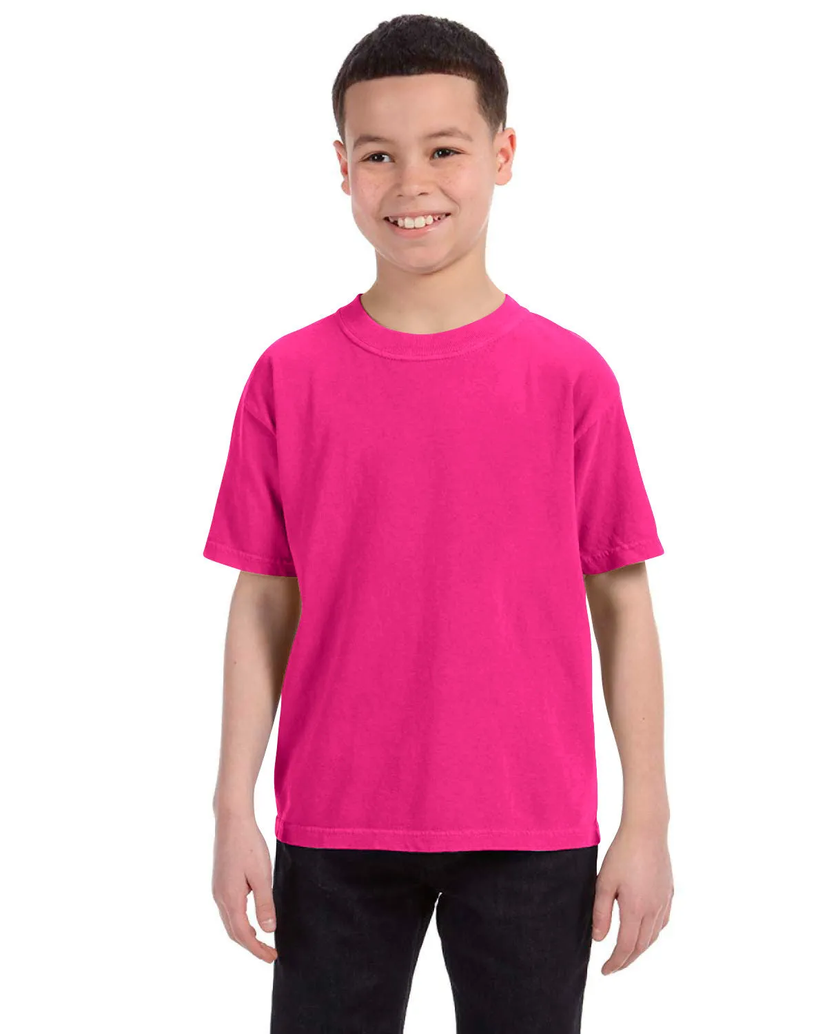 1717- Comfort Color-CUSTOM PUFF Youth Midweight T-Shirt