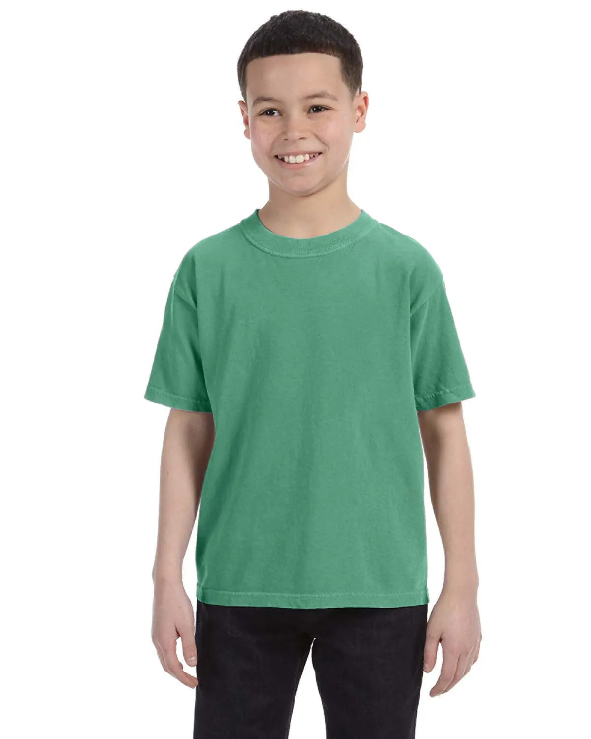 1717- Comfort Color-CUSTOM PUFF Youth Midweight T-Shirt