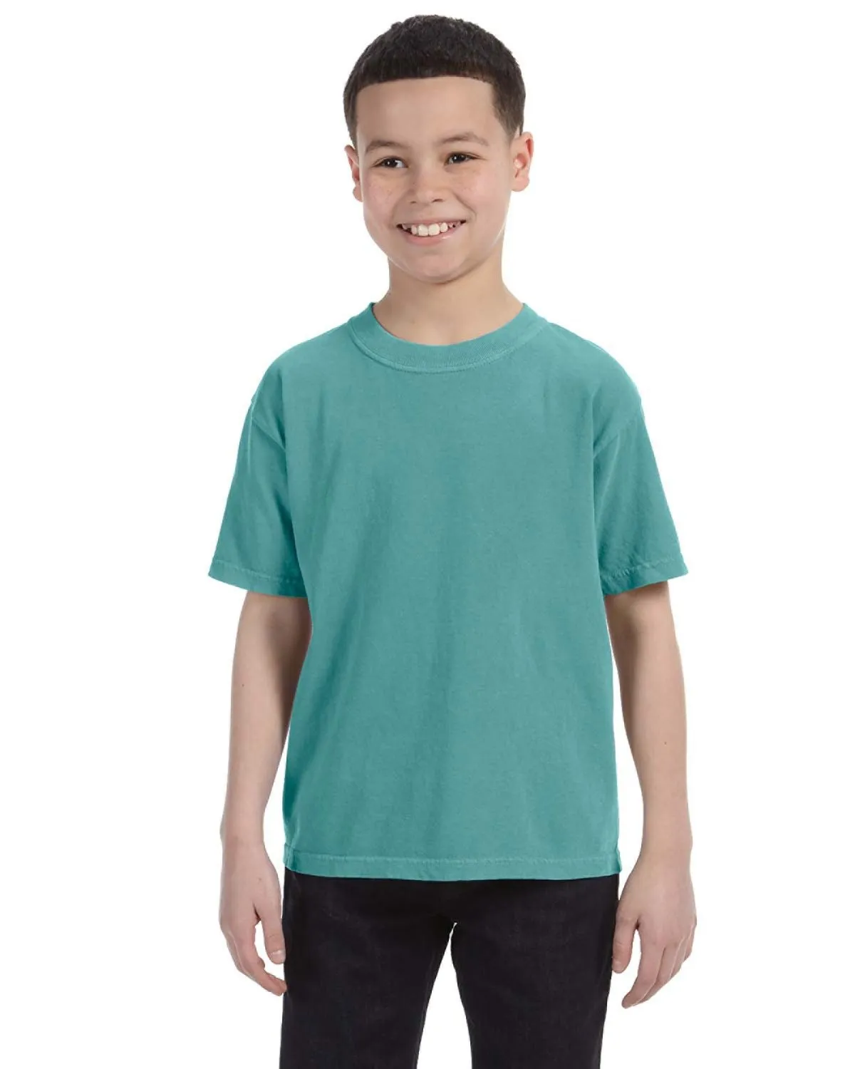 1717- Comfort Color-CUSTOM PUFF Youth Midweight T-Shirt