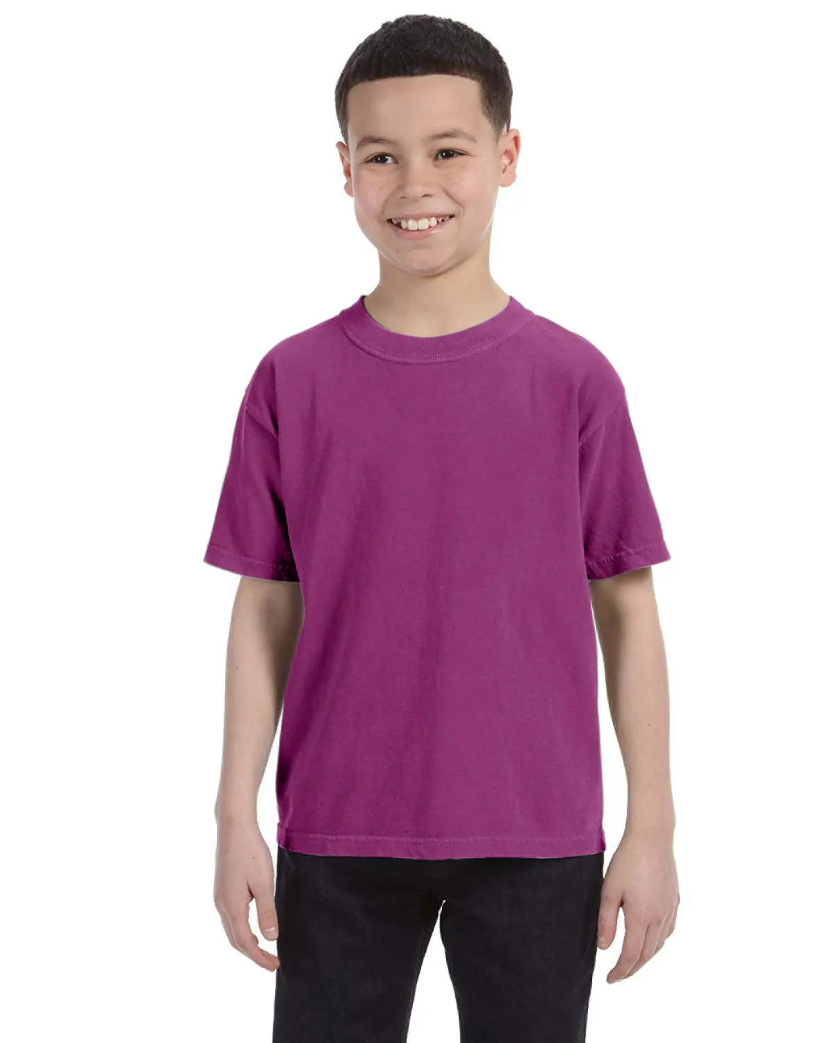 1717- Comfort Color-CUSTOM PUFF Youth Midweight T-Shirt