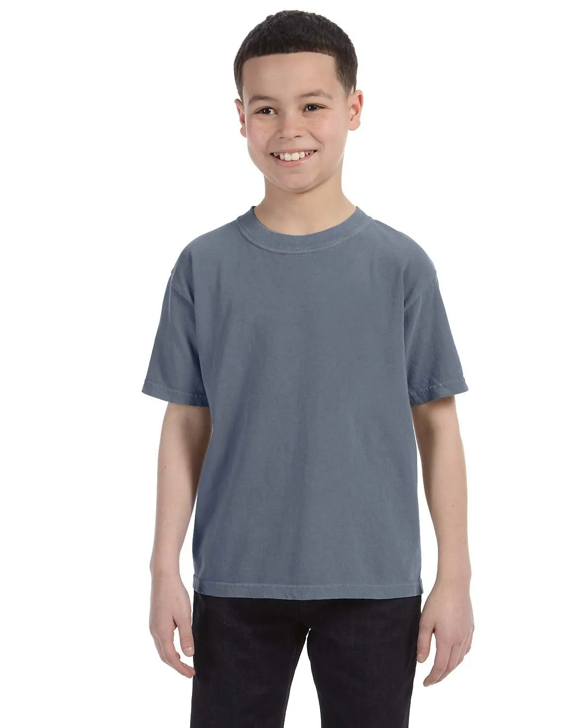 1717- Comfort Color-CUSTOM PUFF Youth Midweight T-Shirt