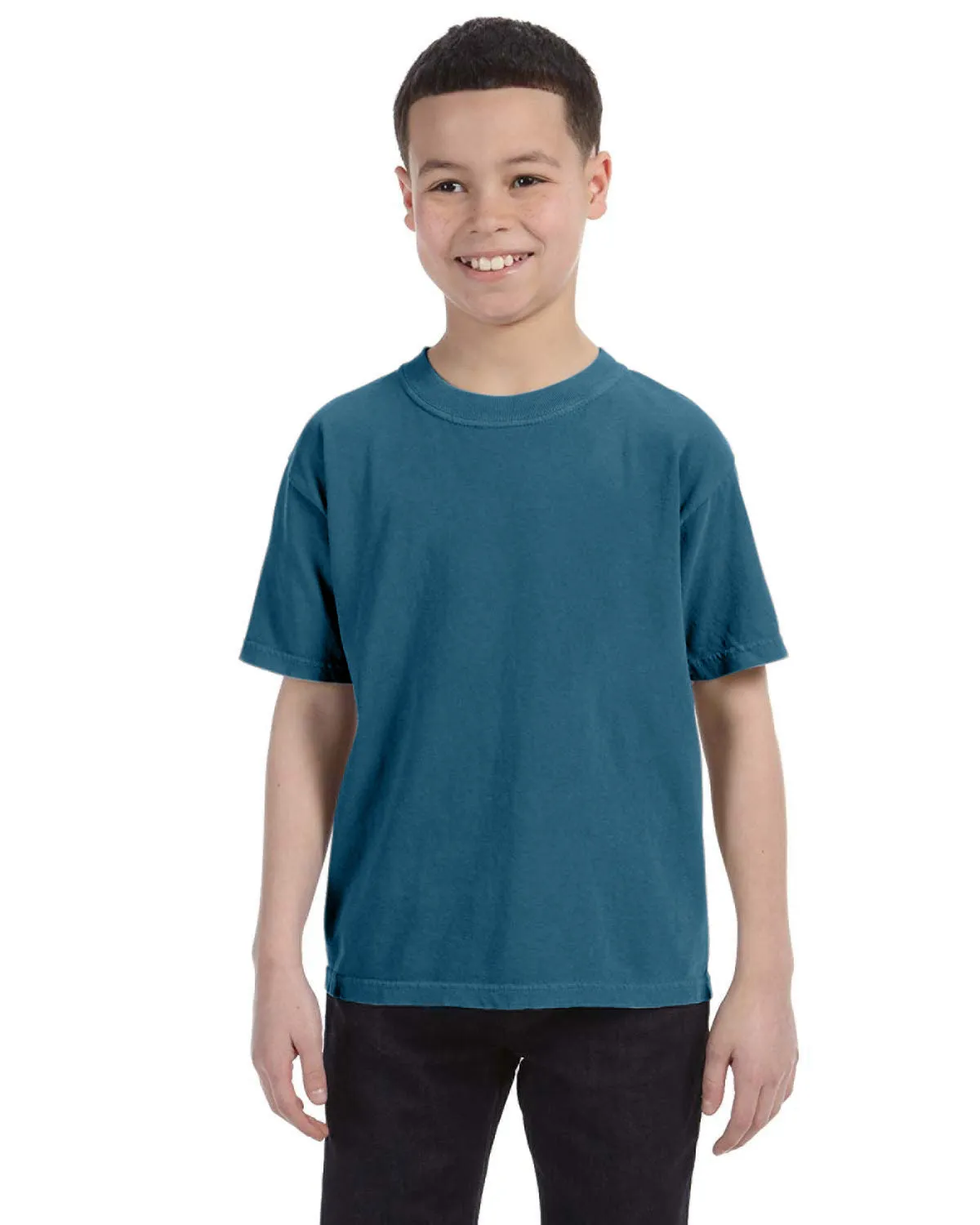 1717- Comfort Color-CUSTOM PUFF Youth Midweight T-Shirt