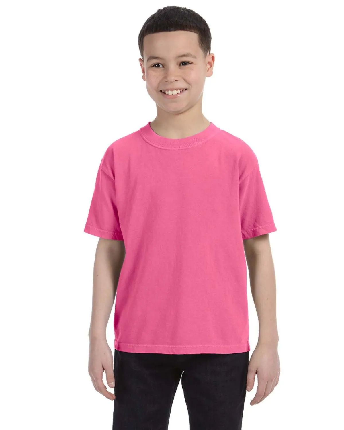 1717- Comfort Color-CUSTOM PUFF Youth Midweight T-Shirt