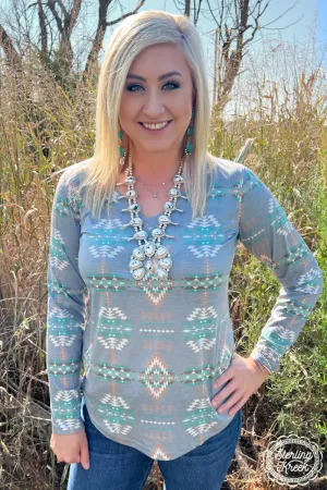 ALAMO HEIGHTS GRAY TOP