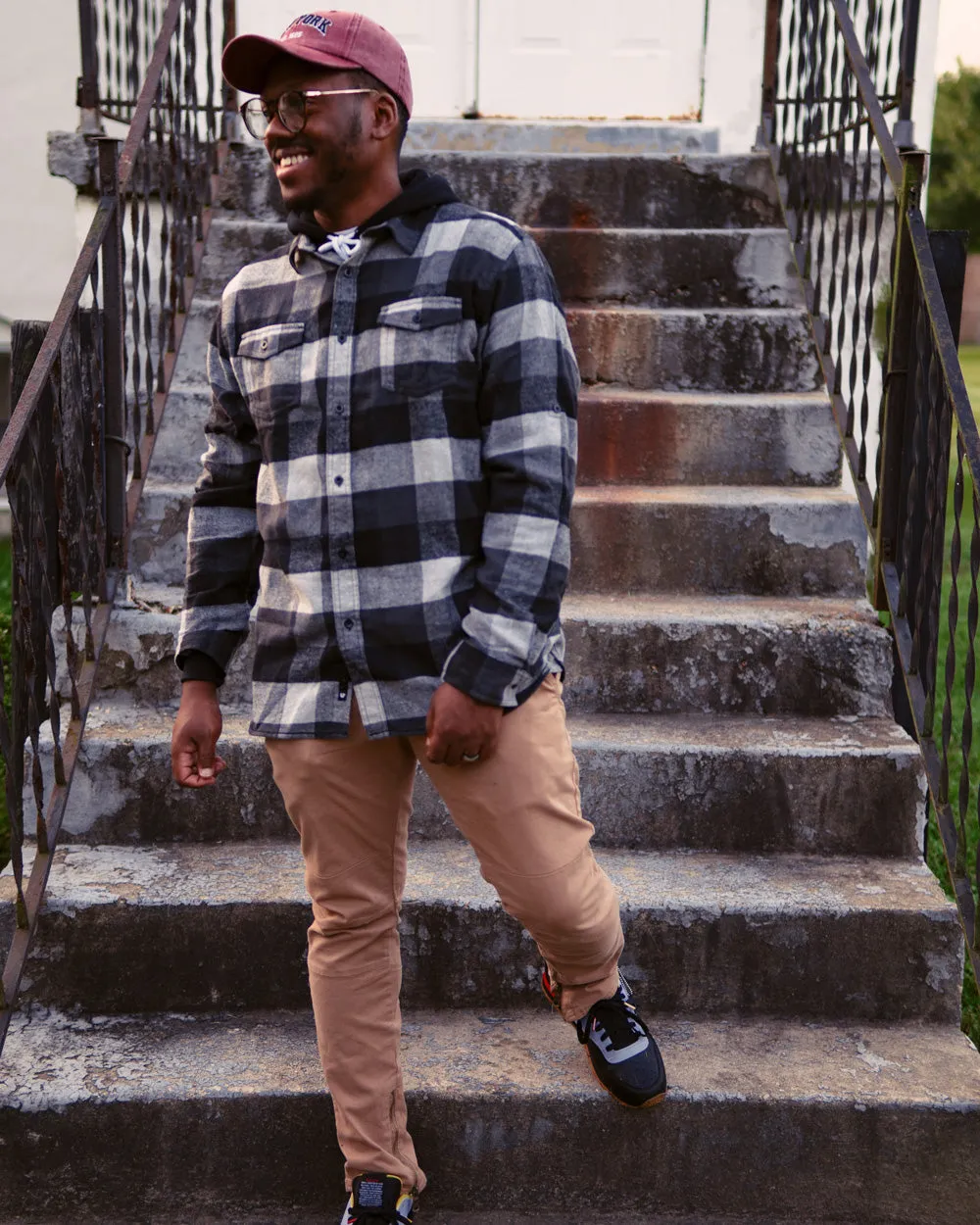 All Things Work Together Adult Plaid Shirt