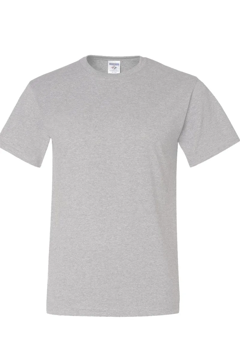 America Flag Puff Vinyl Dri-Power 50/50 Tee