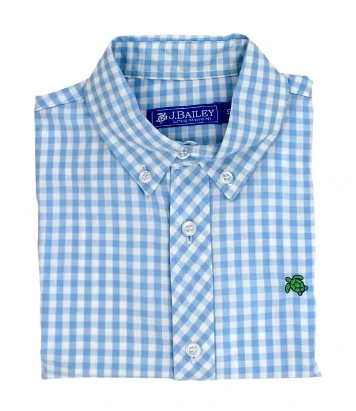 Bailey Boys Button Down Shirt - Blue Check