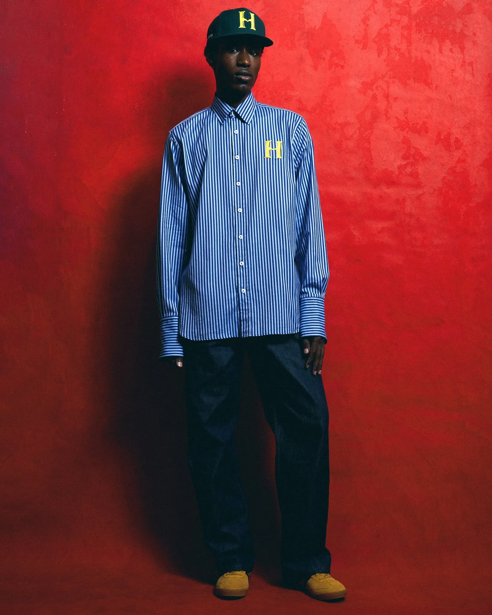 Blue Stripe Button Down Shirt - Pre Order