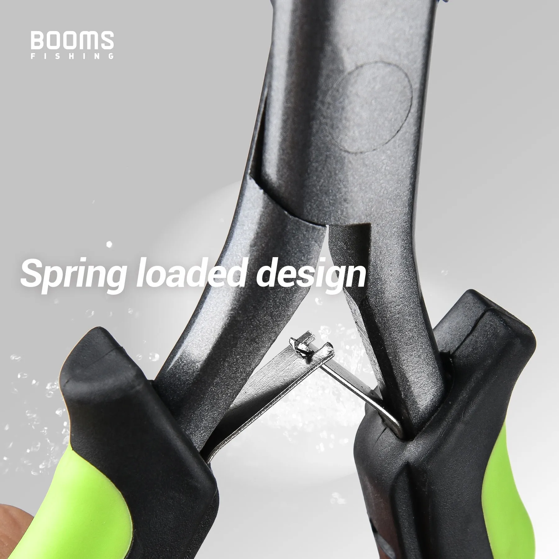 Booms F03 Fisherman's Fishing Pliers 23cm Long Nose Hook Remover Tools Stainless Steel Line Cutter Scissors