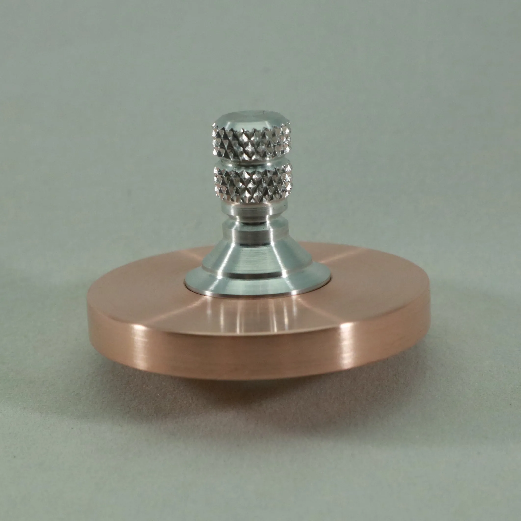 Brushed Copper Big Ring Two Step