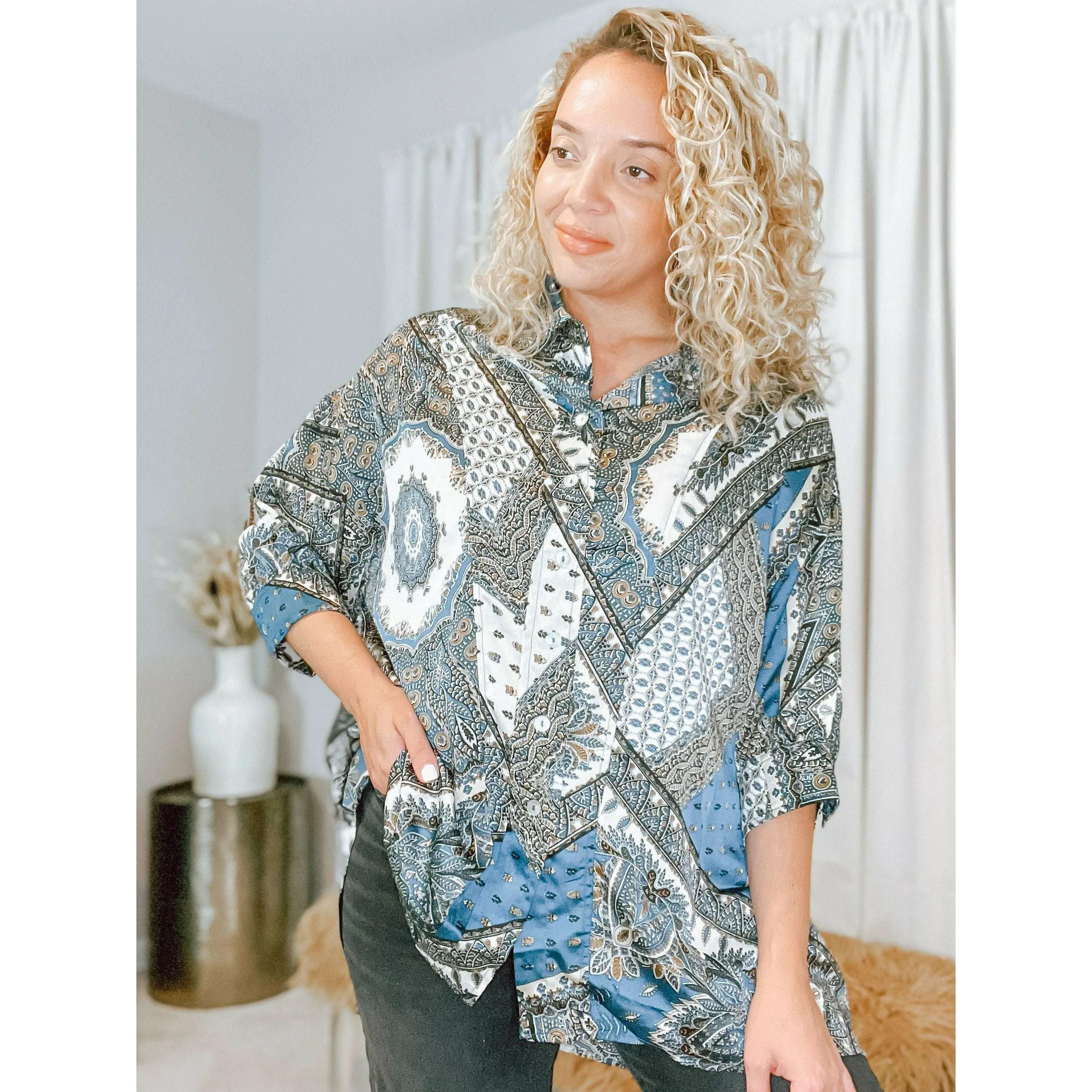 Carissa Top (Navy)