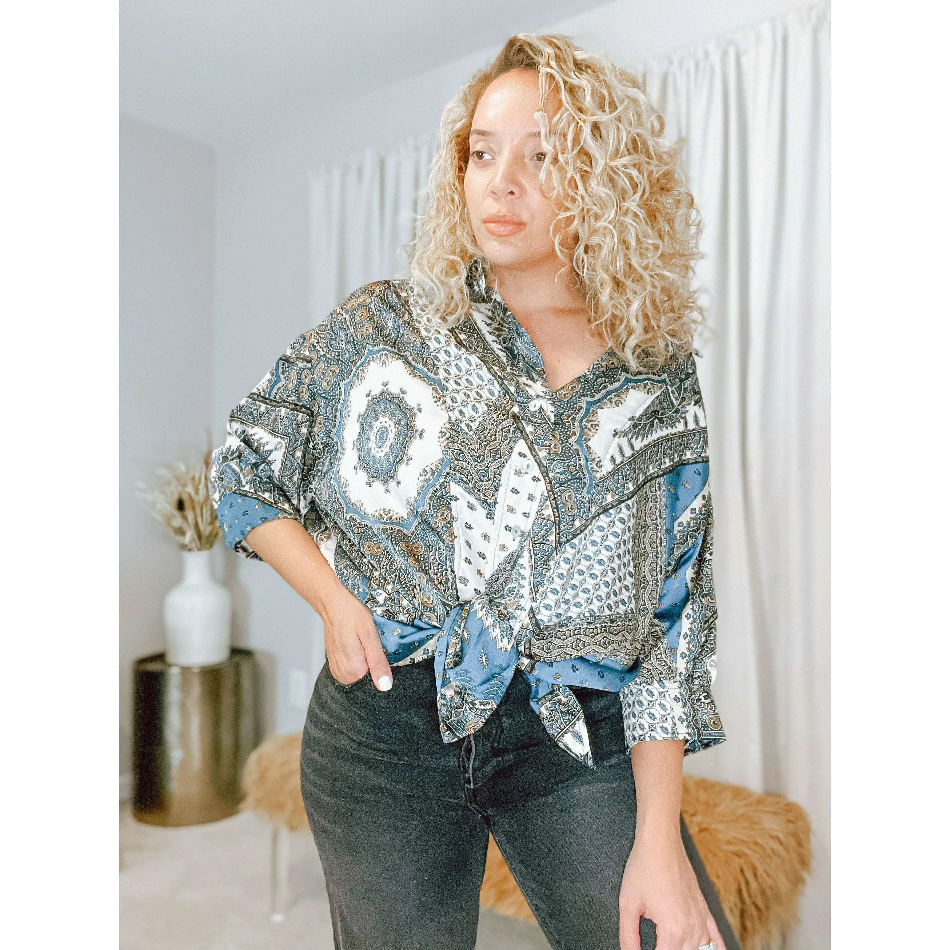 Carissa Top (Navy)