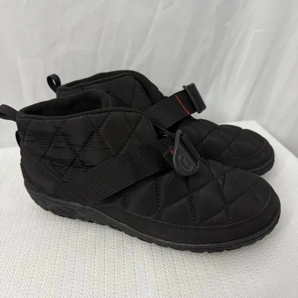 Chaco Ramble Puff Ankle Boot Mens Size 10 Black Slip On Comfort