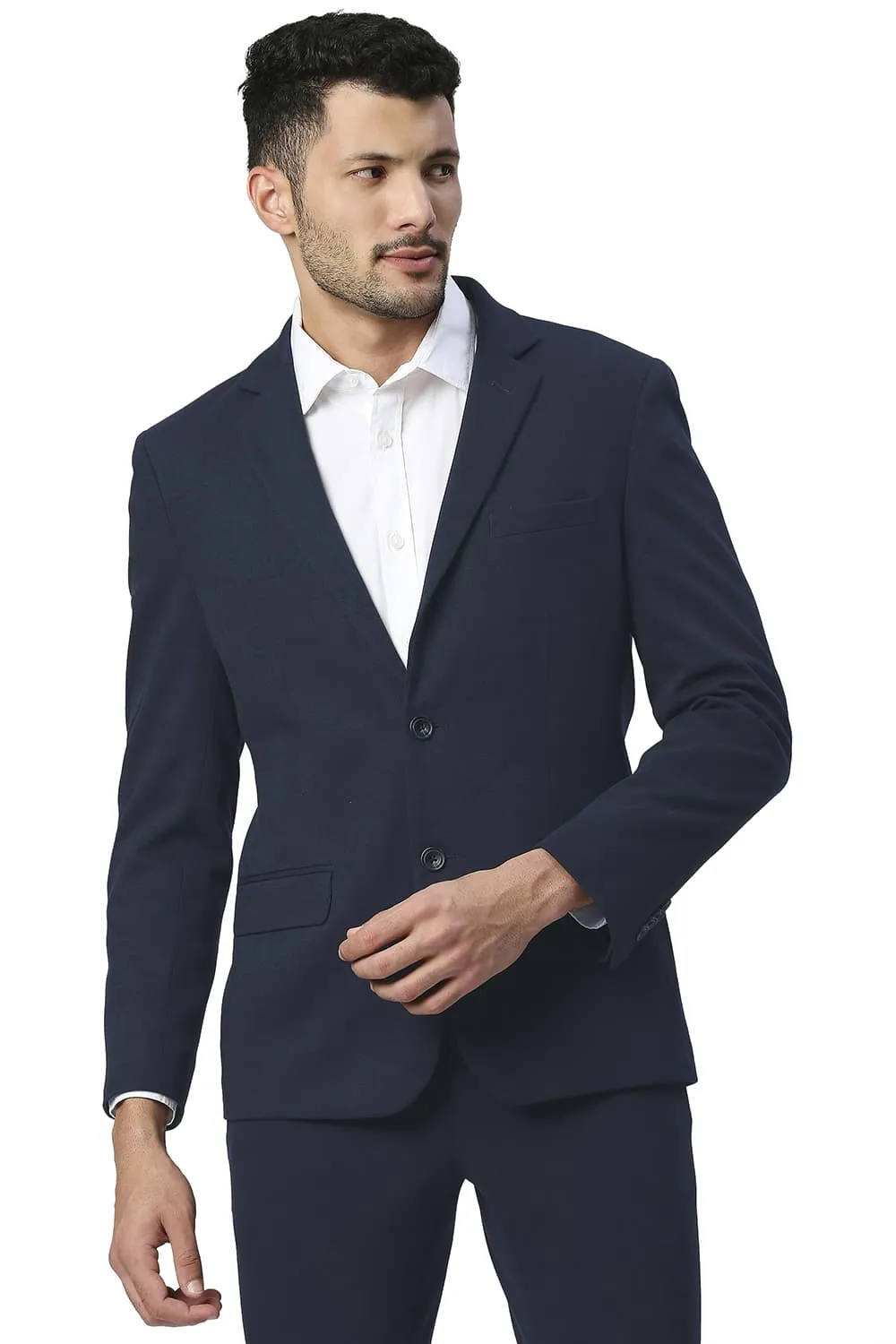 Comfort Fit Poly Rayon Stretch Knit Blazers