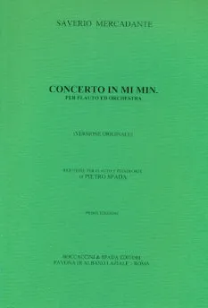 Concerto In E Minor (Flute and Piano)