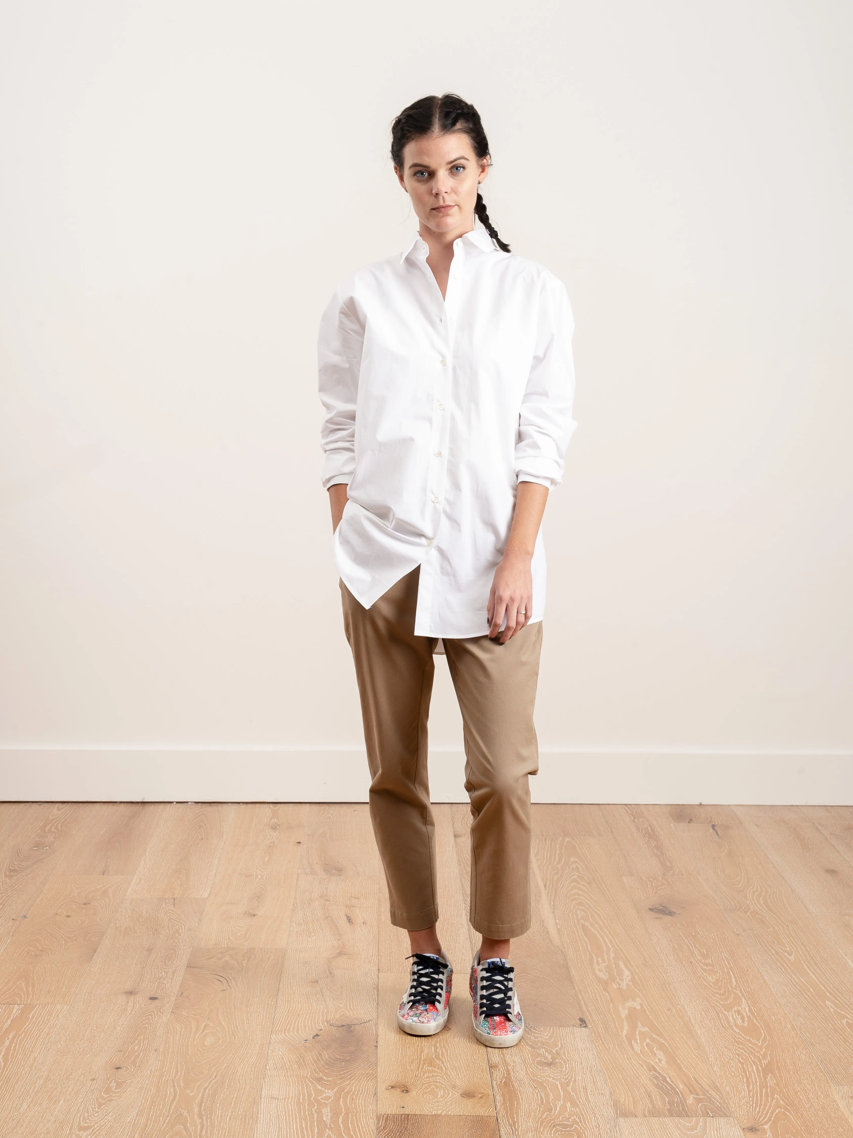cotton bow shirt