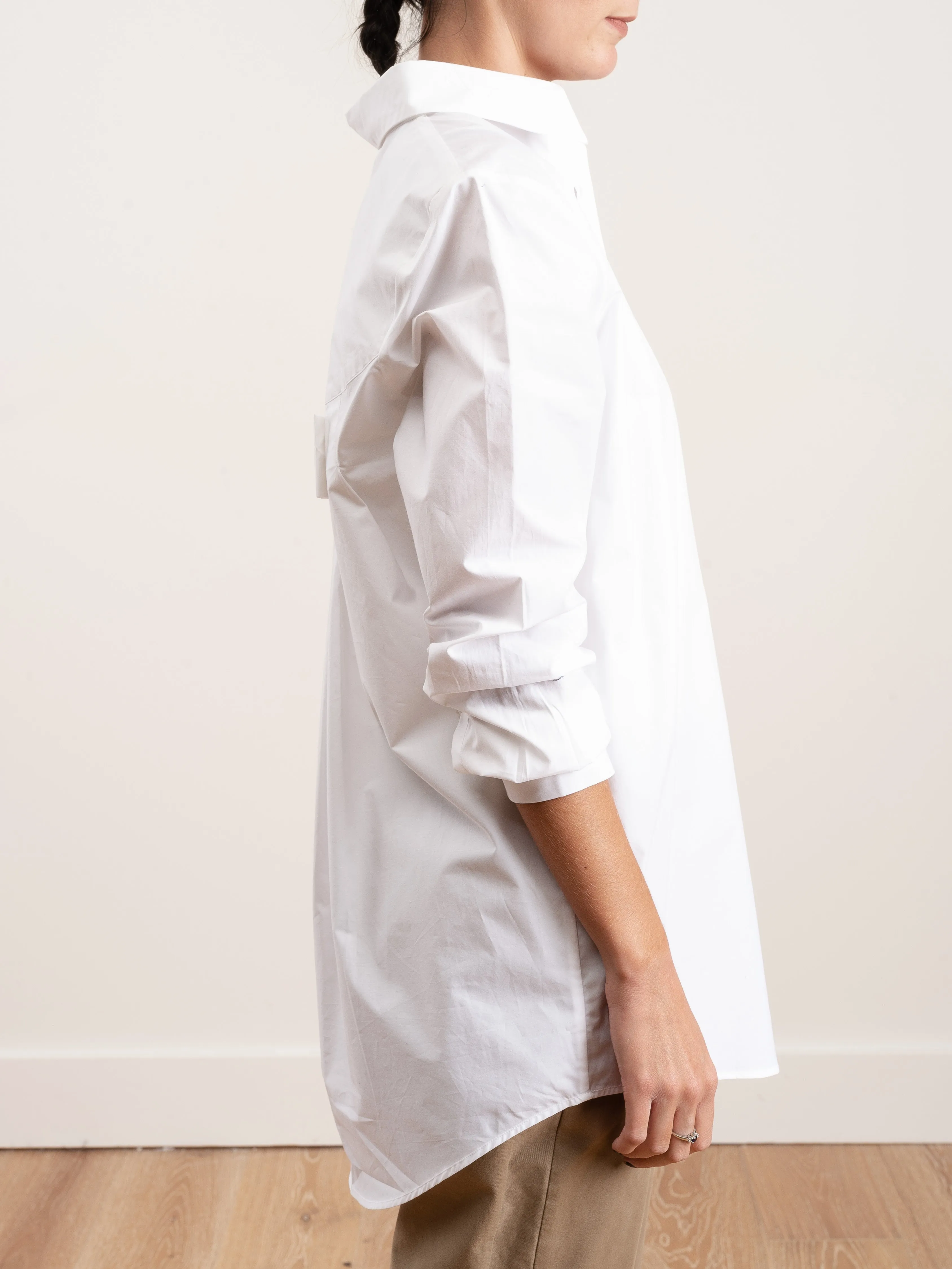 cotton bow shirt