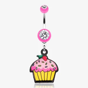 Cupcake sweets Belly Button Ring
