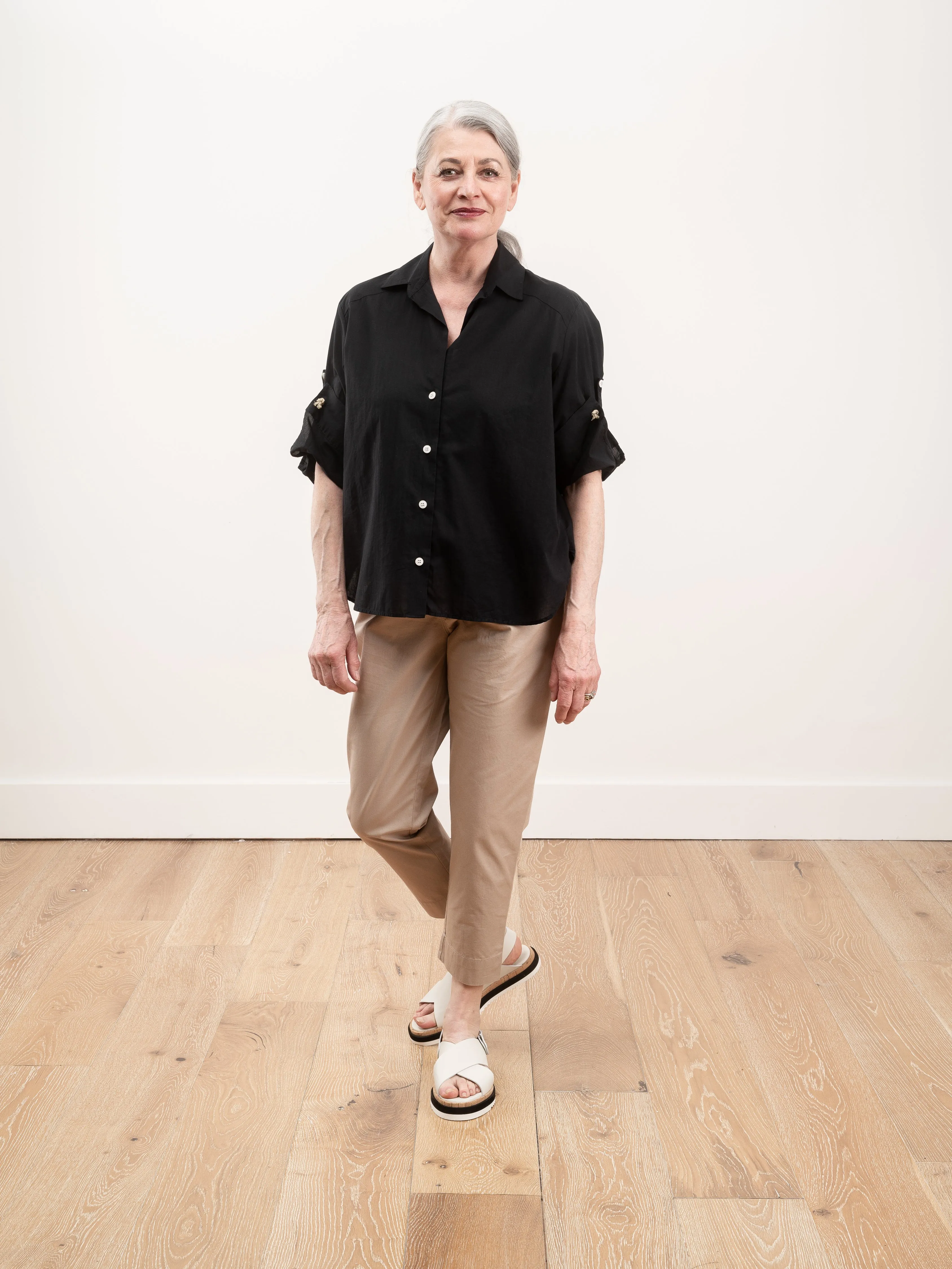 damla shirt - black