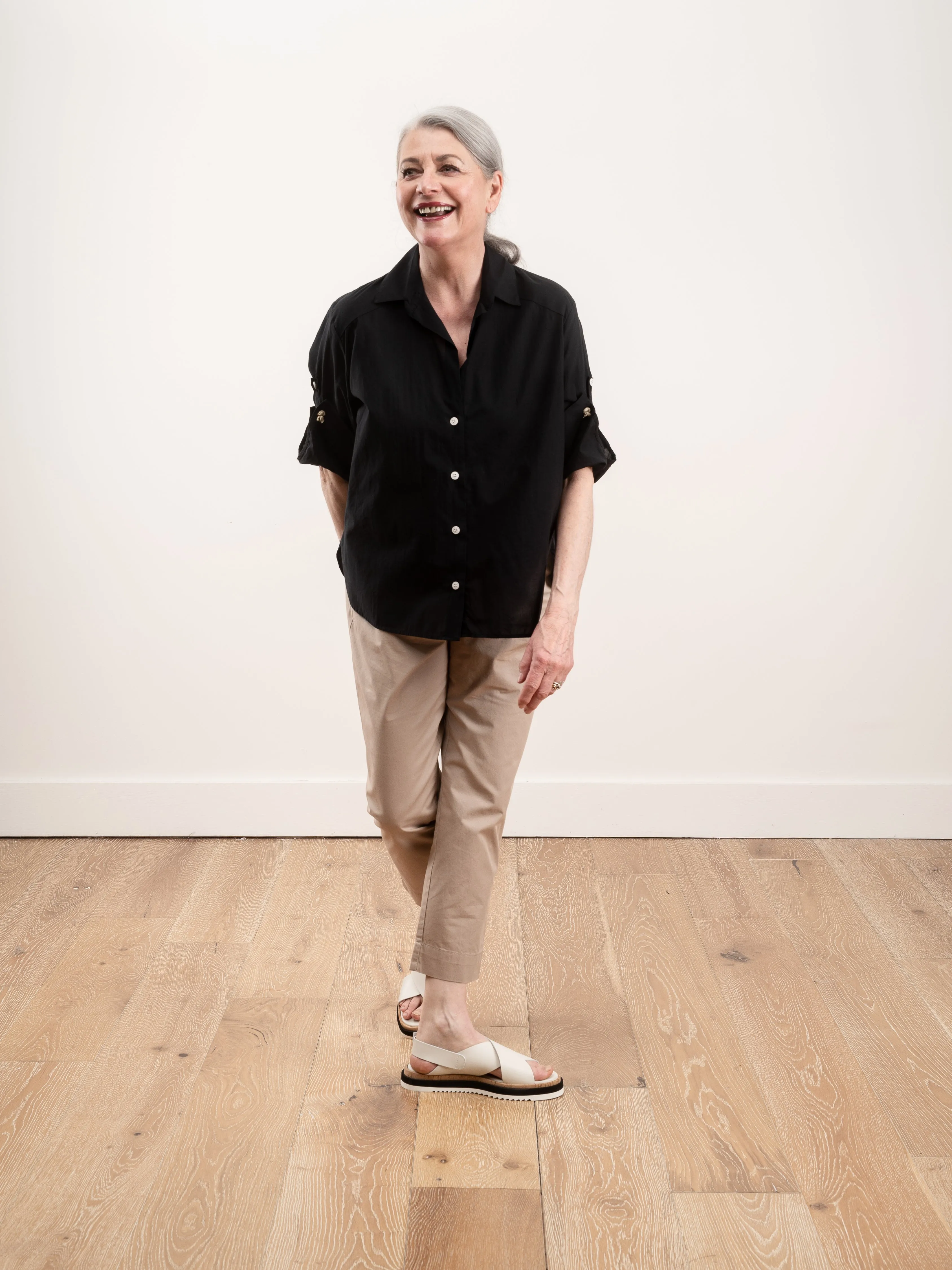 damla shirt - black
