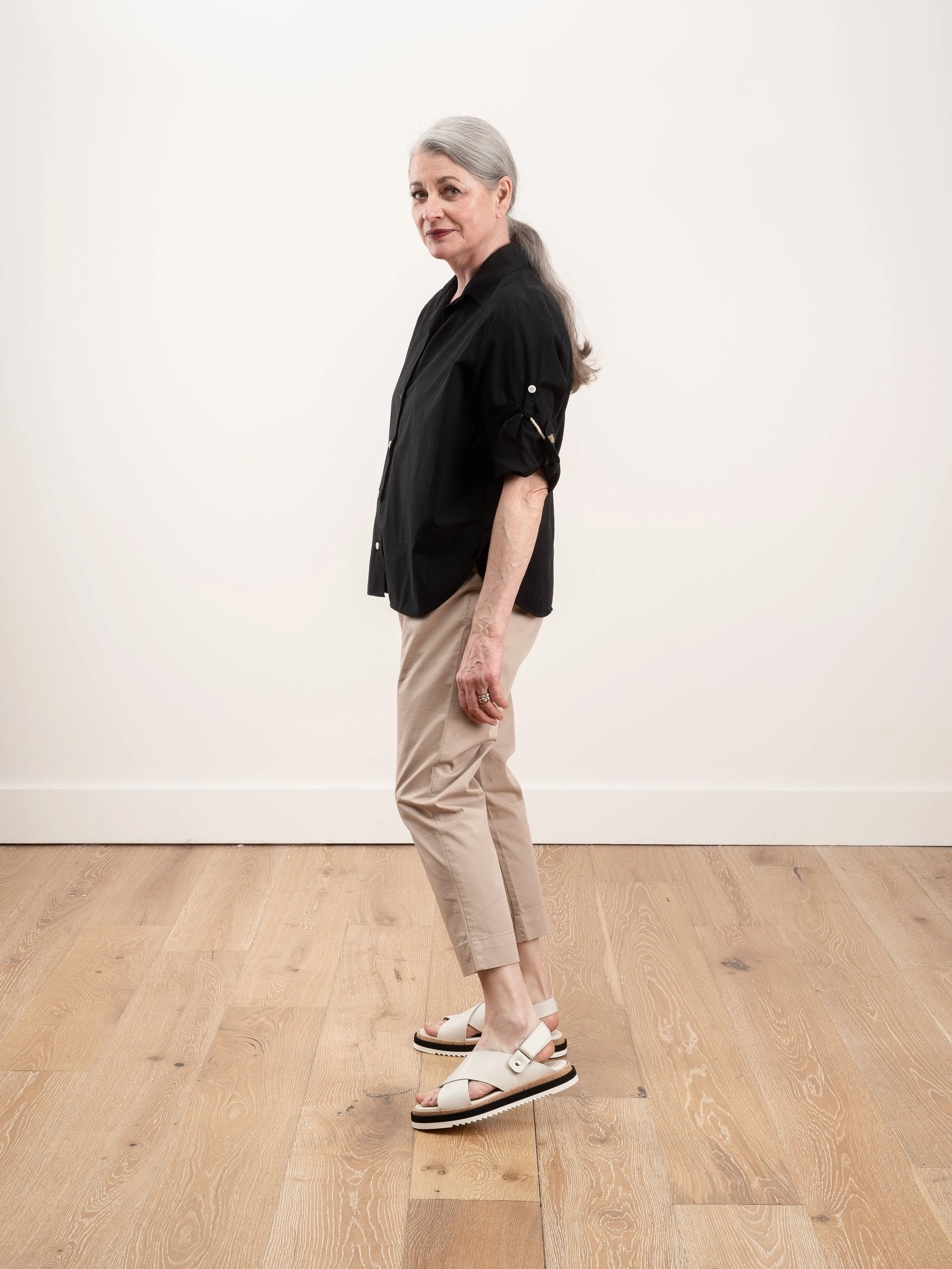 damla shirt - black