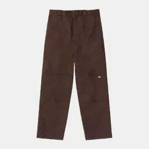 DICKIES LOOSE FIT DOUBLE KNEE WORK PANT - DARK BROWN