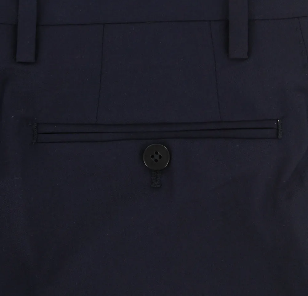 Donnanna Navy Blue Pants - 30 US / 46 EU