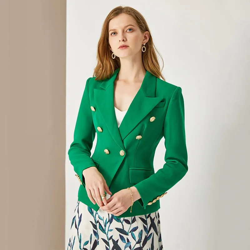 Double Breast Plus Size Blazers