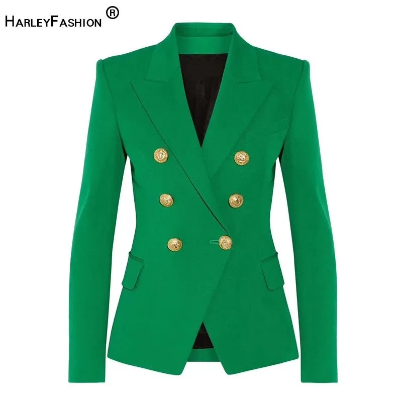 Double Breast Plus Size Blazers
