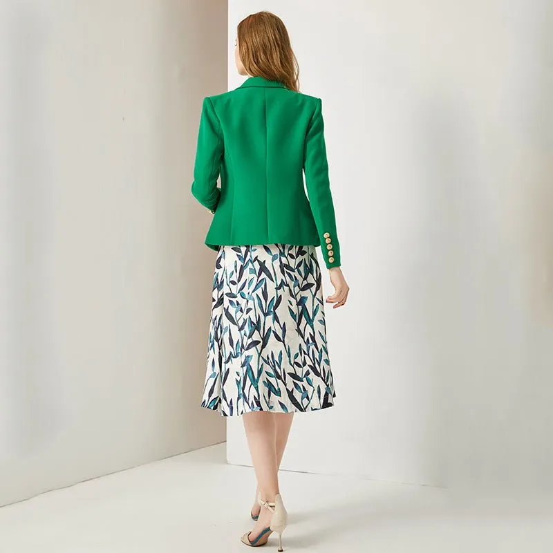 Double Breast Plus Size Blazers