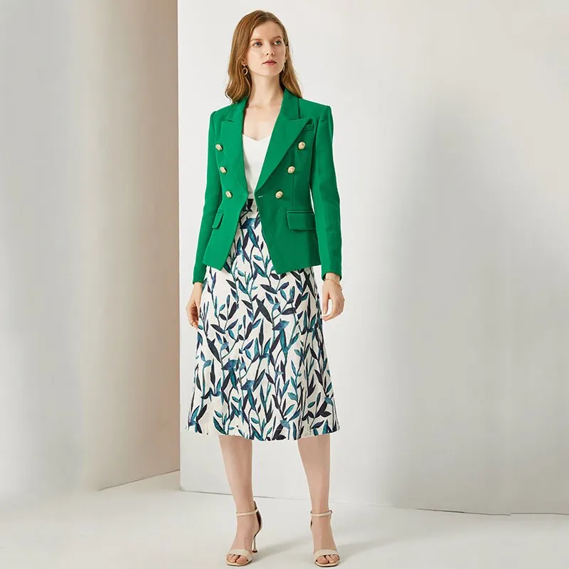 Double Breast Plus Size Blazers