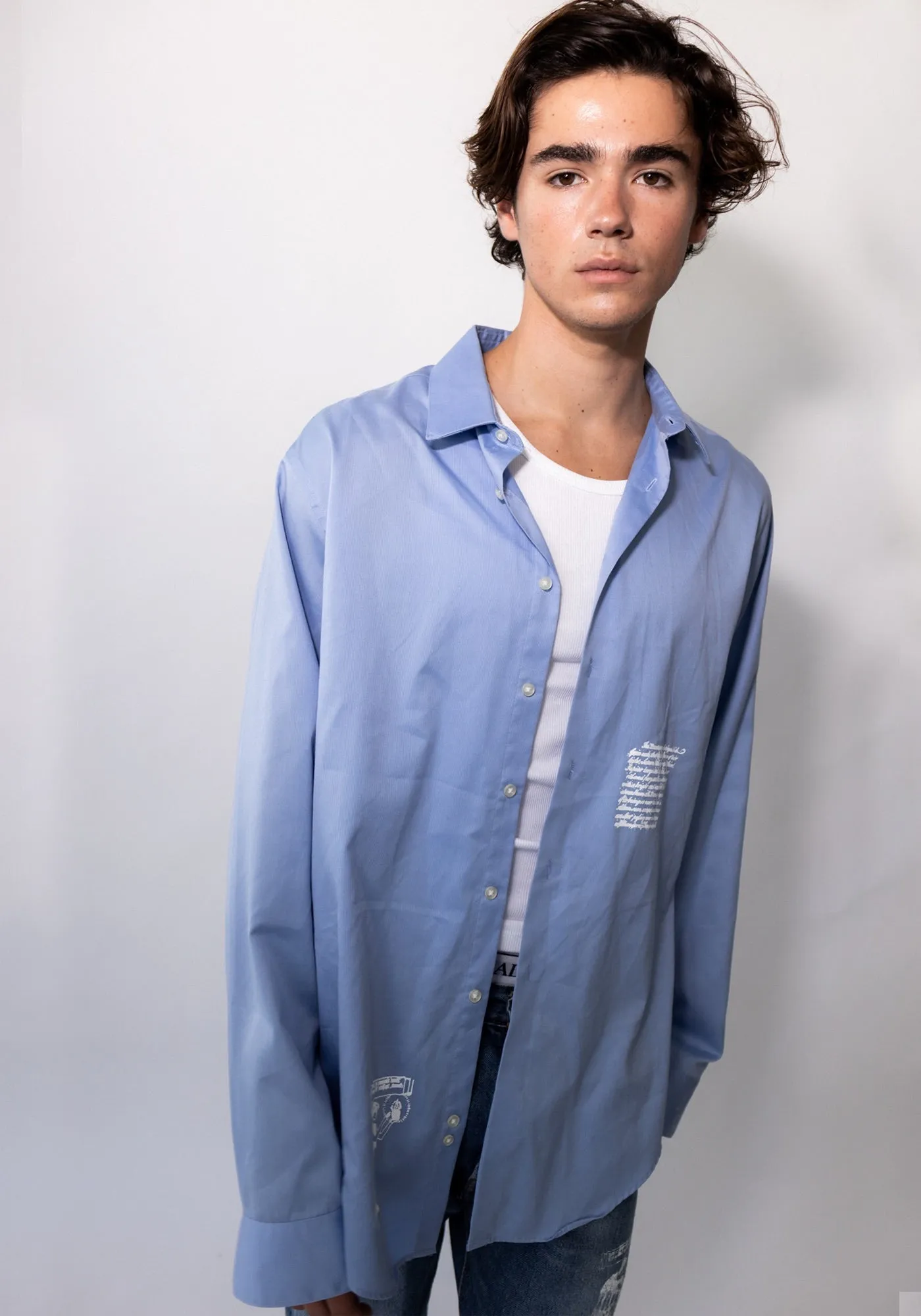 Eugene Blue Button Down