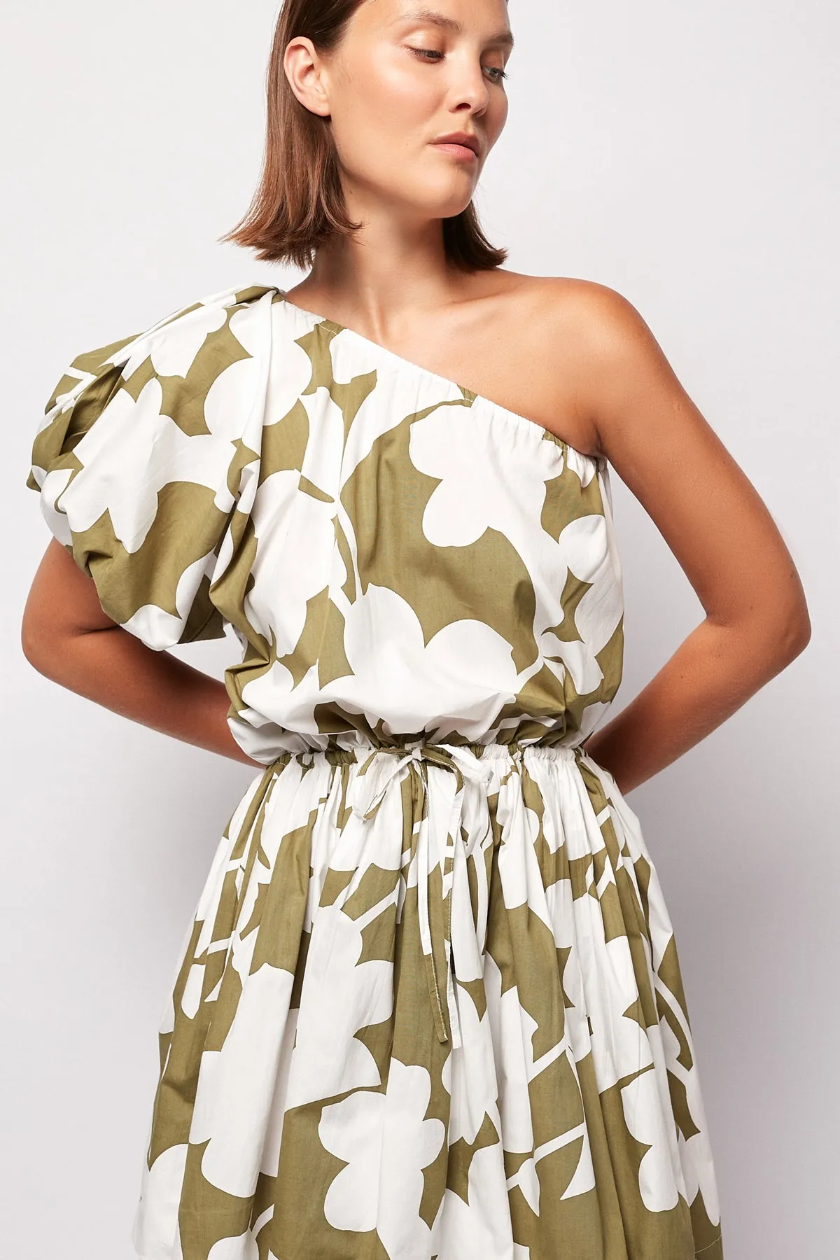 Exaggerated Puff Sleeve Mini