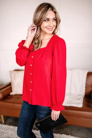 Find Your Way Back Button Down Sweater In Christmas Morning