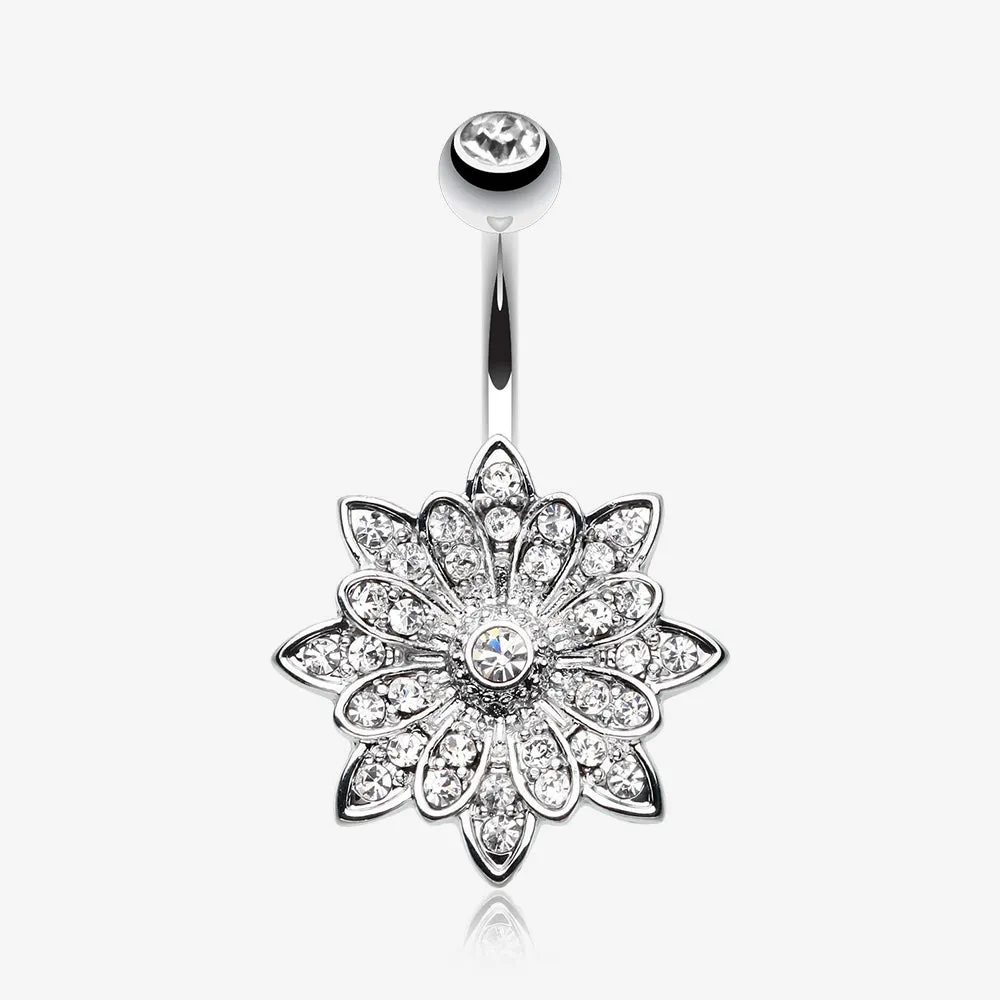 Flower Enchant Belly Button Ring
