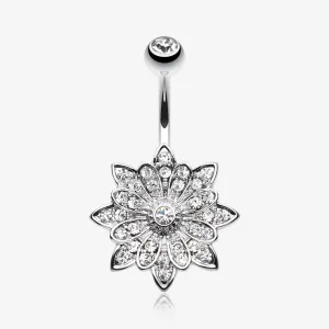 Flower Enchant Belly Button Ring