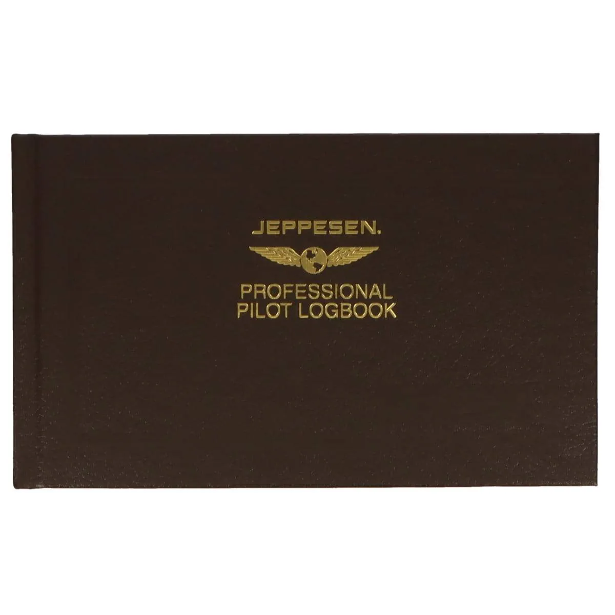 Jeppesen Professional Pilot Logbook JS506050 – Premium 256-Page Flight Record Book with 10-Year Annual Summaries