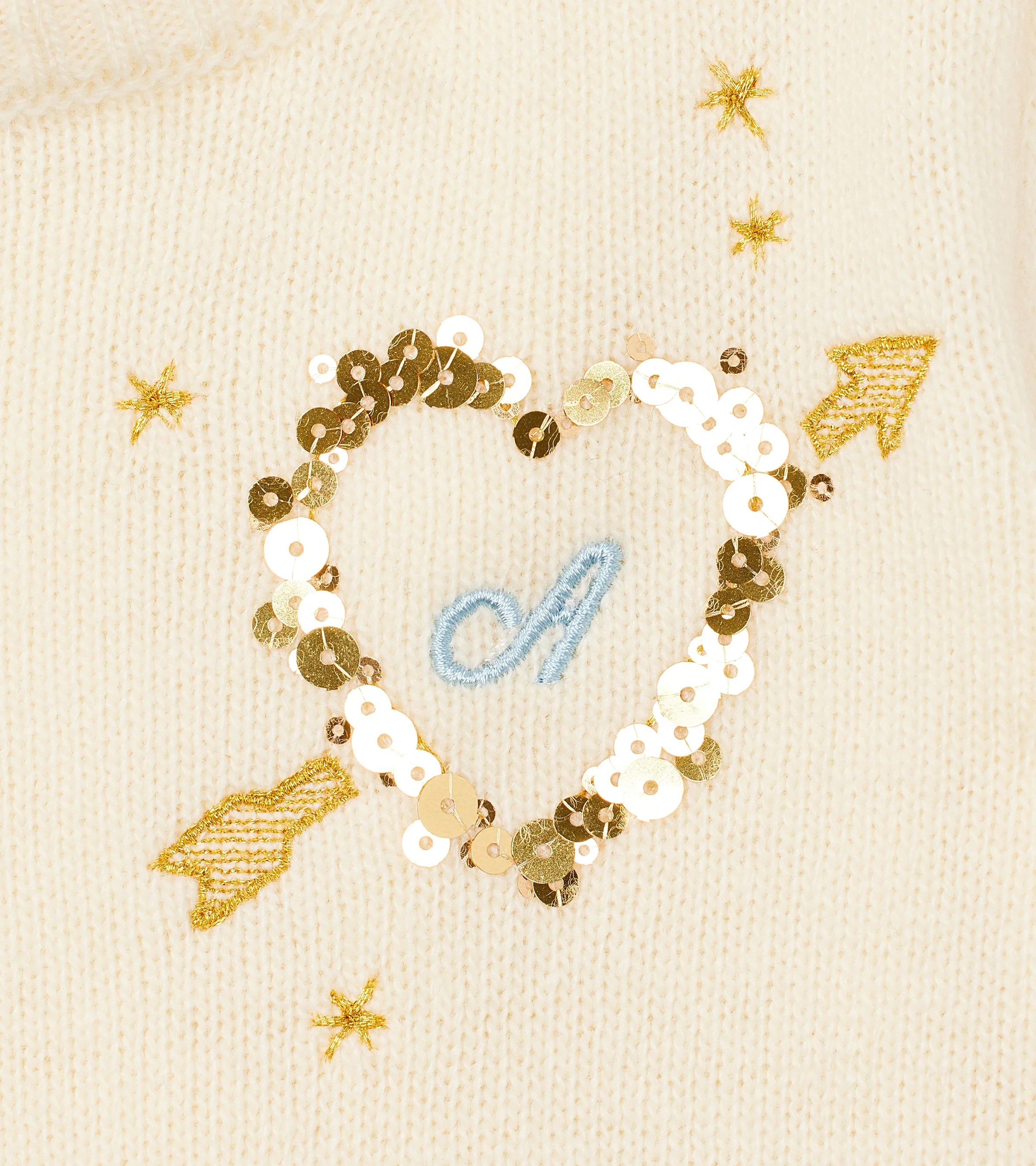 Kid's Puff Sleeve Petite Crew with Heart