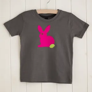 Kids Rabbit T-shirt - Grey