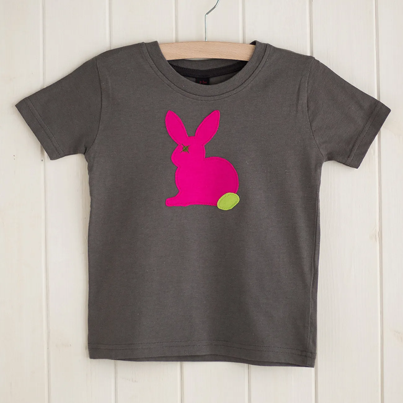 Kids Rabbit T-shirt - Grey
