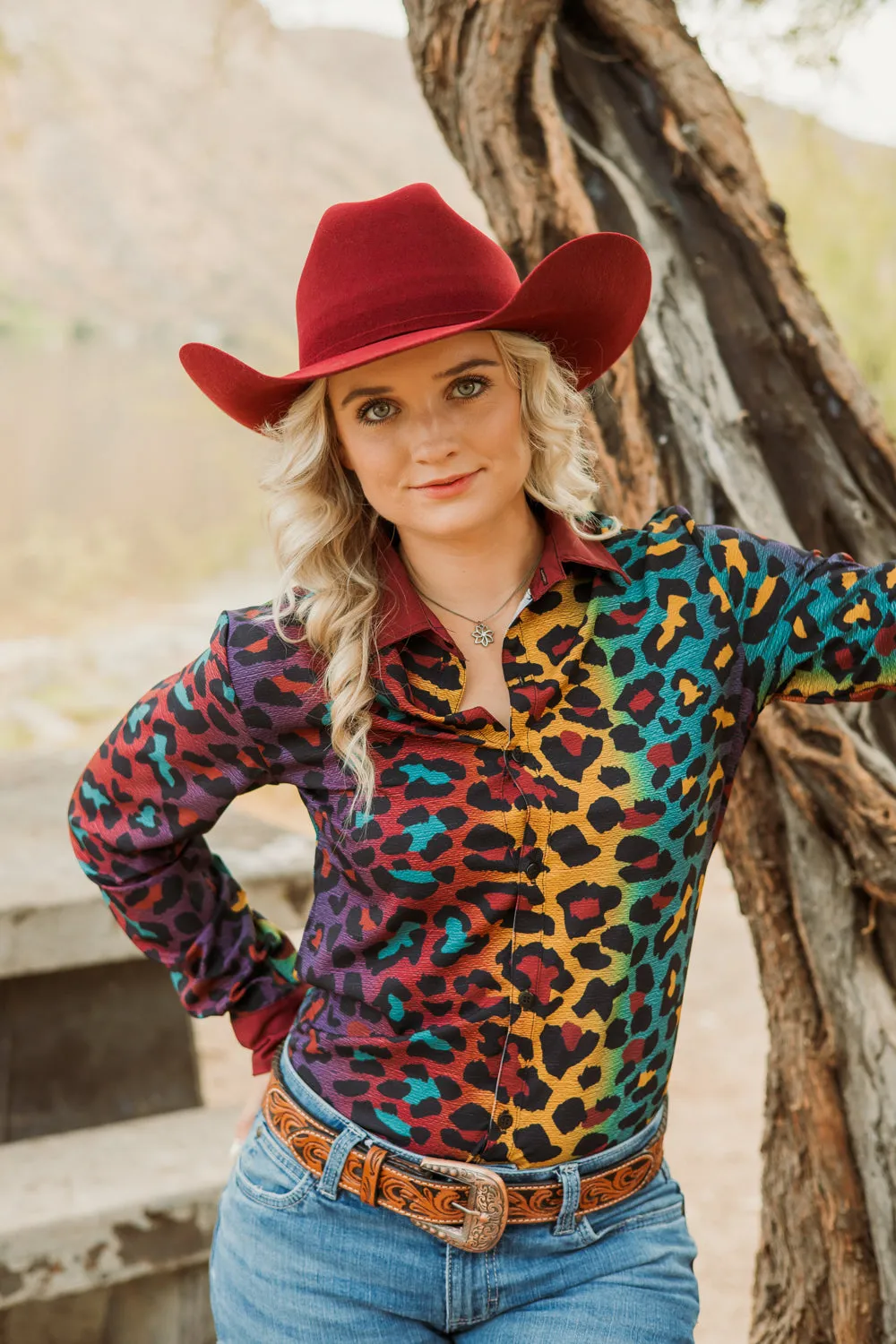 *LAST CHANCE* Prowling For Pinot Button Down