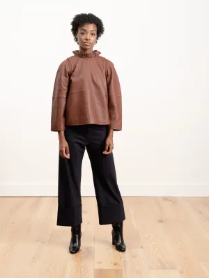 lidia leather top