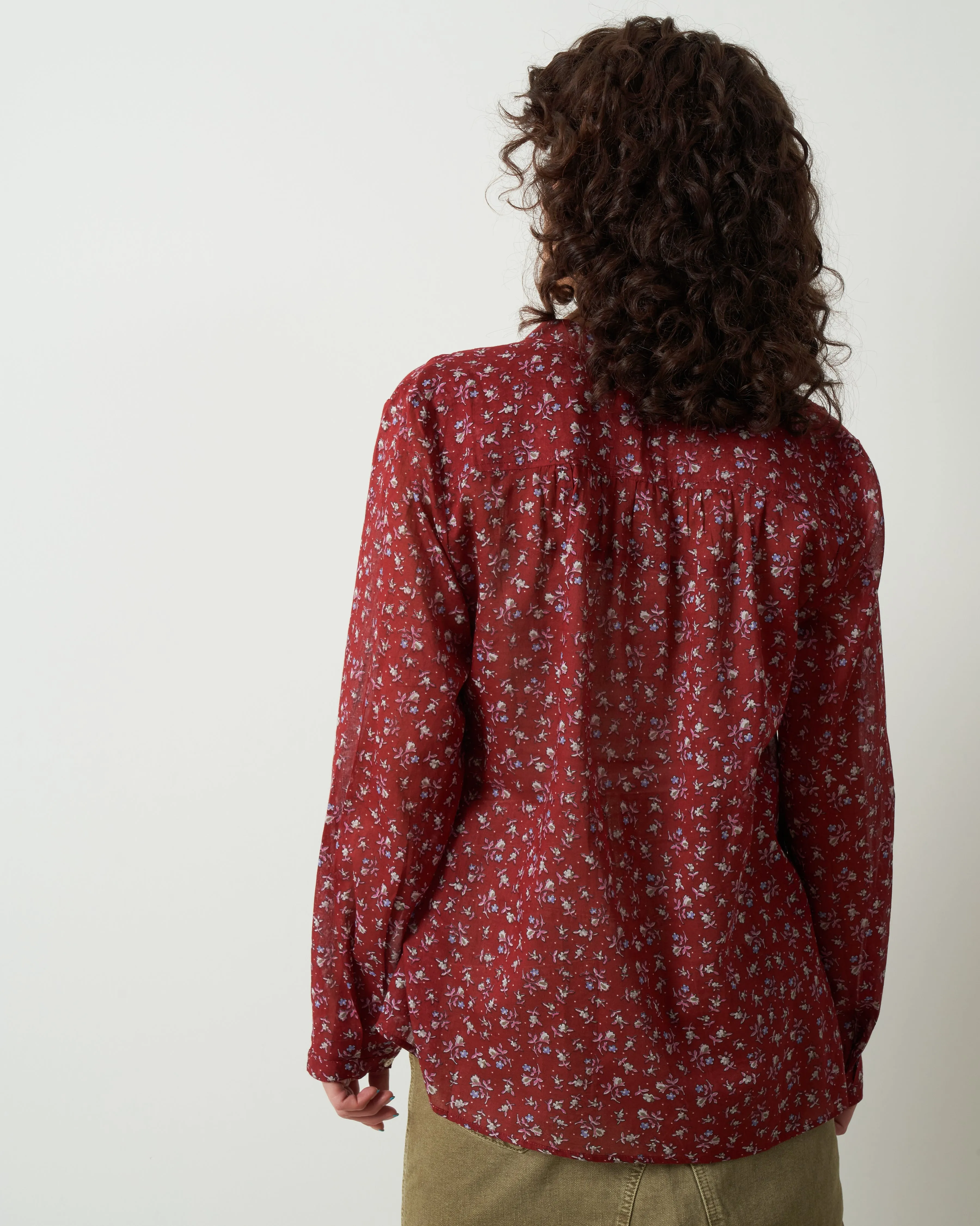 maria shirt - grenat