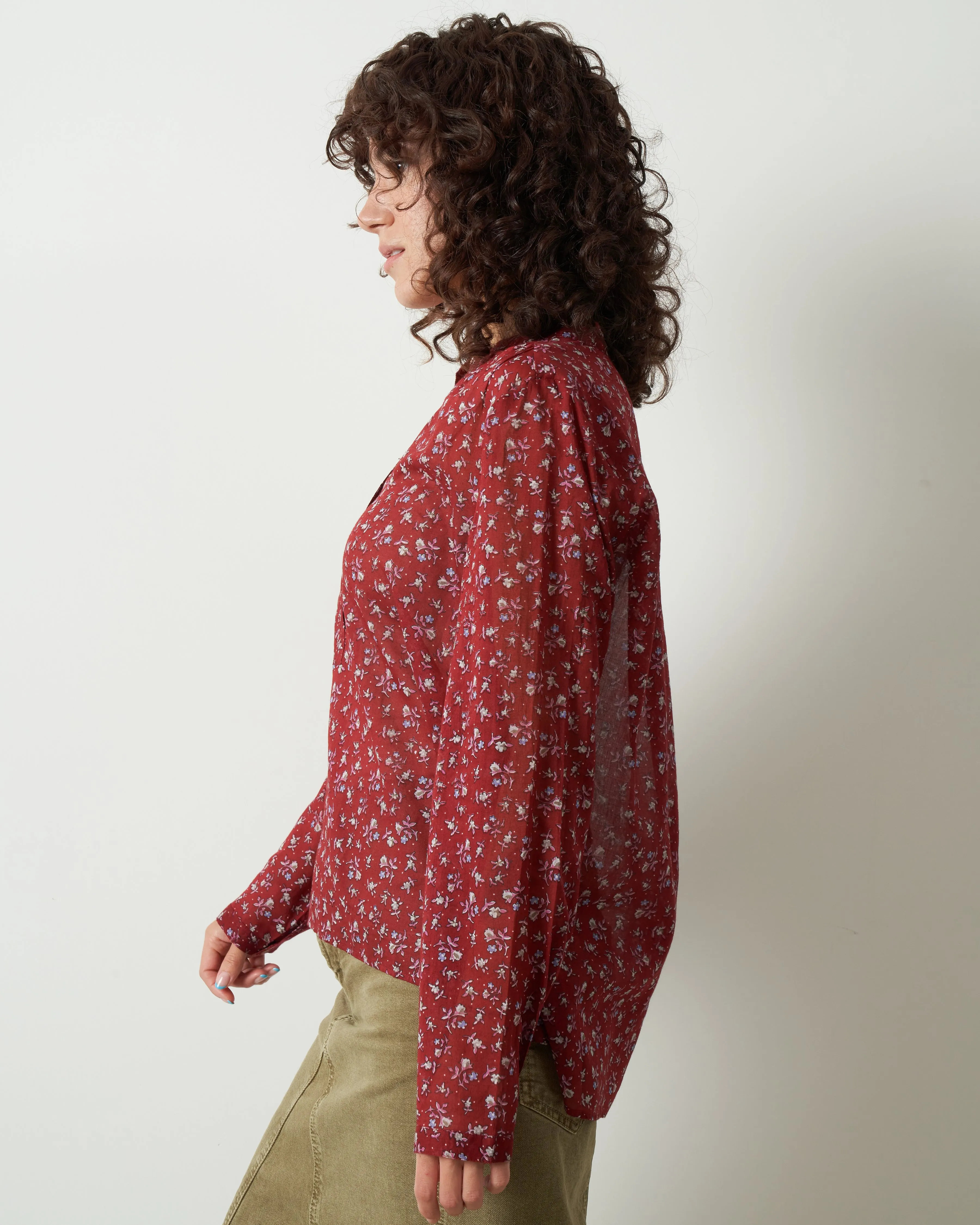 maria shirt - grenat