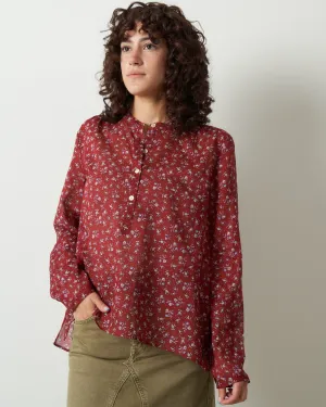 maria shirt - grenat
